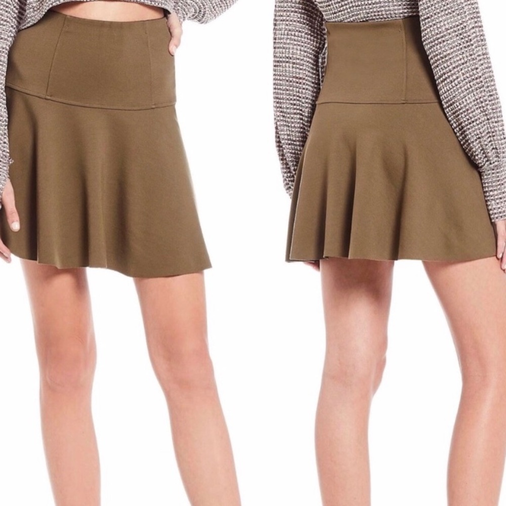 Free People Swingy Mini Skirt A-Line Slip On